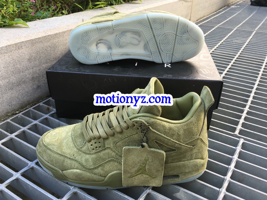 Kaws x Air Jordan 4 Dark Green